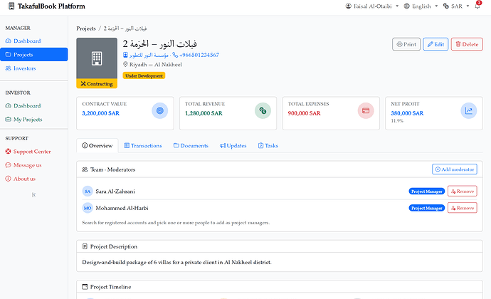 تفاصيل مشروع التعاقد مع بطاقات قيمة العقد والألسنة باللغة الإنجليزية