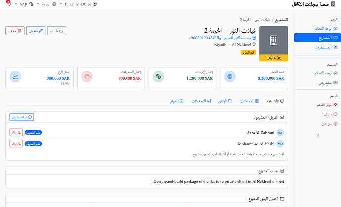 تفاصيل مشروع التعاقد مع بطاقات قيمة العقد والألسنة باللغة العربية